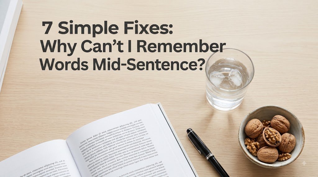 7 Simple Fixes: Why Can’t I Remember Words Mid-Sentence?