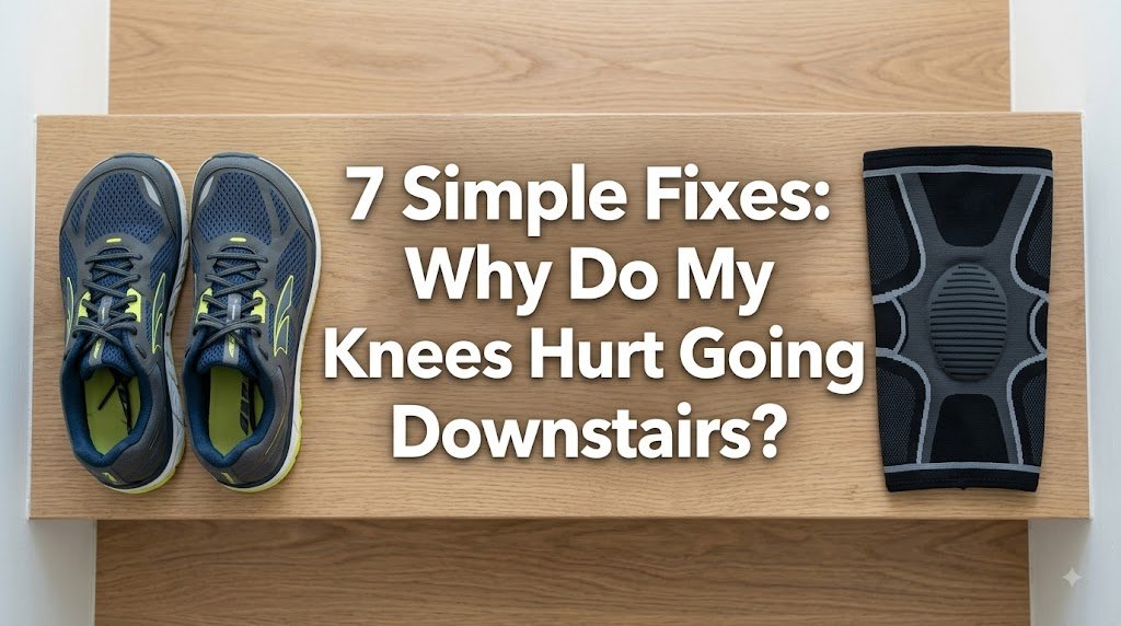 Simple daily fixes for when you wonder why do my knees hurt going downstairs.